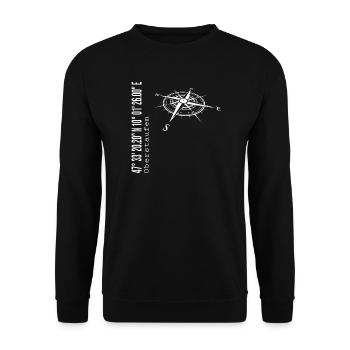 Oberstaufen - Sweat-shirt Unisexe - noir - Devant - Alina (178cm) & Michal (187cm)