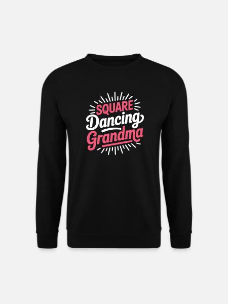 Square Dancing Oma Square Dance Geschenke - Unisex Pullover - Schwarz
