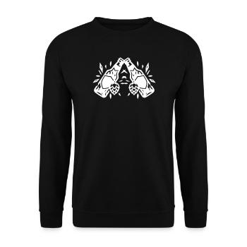 Bouteille de bière Toast Bière Santé - Sweat-shirt Unisexe - noir - Devant - Alina (178cm) & Michal (187cm)