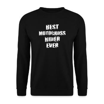Meilleur pilote de motocross de tous les temps - Sweat-shirt Unisexe - noir - Devant - Alina (178cm) & Michal (187cm)