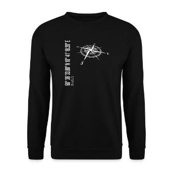 Suhl - Unisex Sweatshirt - black - Front - Alina (178cm) & Michal (187cm)