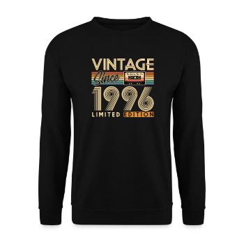 30th anniversary - Unisex Sweatshirt - black - Front - Alina (178cm) & Michal (187cm)