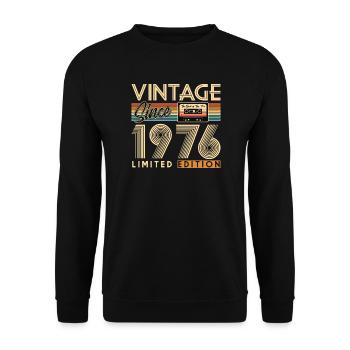 50th anniversary - Unisex Sweatshirt - black - Front - Alina (178cm) & Michal (187cm)