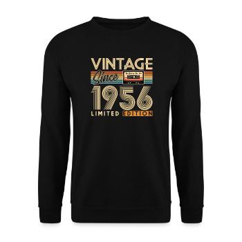70th anniversary - Unisex Sweatshirt - black - Front - Alina (178cm) & Michal (187cm)