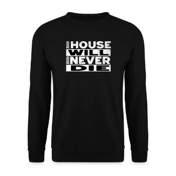 La maison Will - Sweat-shirt Unisexe - noir - Devant - Alina (178cm) & Michal (187cm)