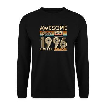 30th birthday, 30 years - Unisex Sweatshirt - black - Front - Alina (178cm) & Michal (187cm)