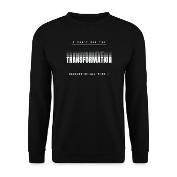 Transformation fail - Unisex Sweatshirt - black - Front - Alina (178cm) & Michal (187cm)