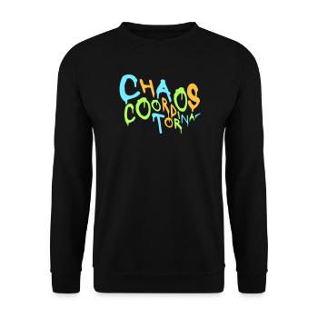 Chaos Coordinator Lustig Titel Eltern Lehrer Logo - Unisex Pullover - Schwarz - Vorne - Alina (178cm) & Michal (187cm)