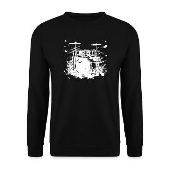 Trapset Sketch - Unisex Sweatshirt - black - Front - Alina (178cm) & Michal (187cm)