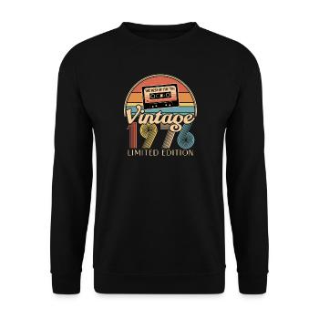 50th anniversary - Unisex Sweatshirt - black - Front - Alina (178cm) & Michal (187cm)
