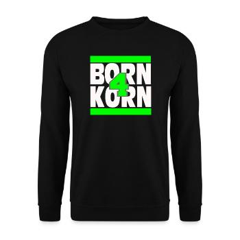Born for Korn  - Unisex Pullover - Schwarz - Vorne - Alina (178cm) & Michal (187cm)