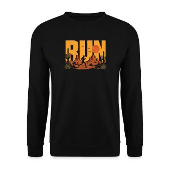 Trail running - Sweat-shirt Unisexe - noir - Devant - Alina (178cm) & Michal (187cm)