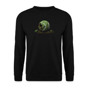 Tennis - Unisex Pullover - Schwarz - Vorne - Alina (178cm) & Michal (187cm)