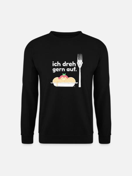 Ich dreh gern auf. drôlig. - Unisex Pullover - Schwarz