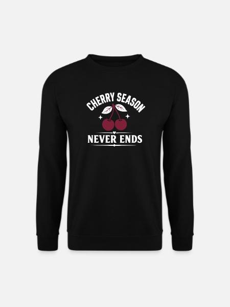 Cherry Season Never Ends - Unisex Sweatshirt - black