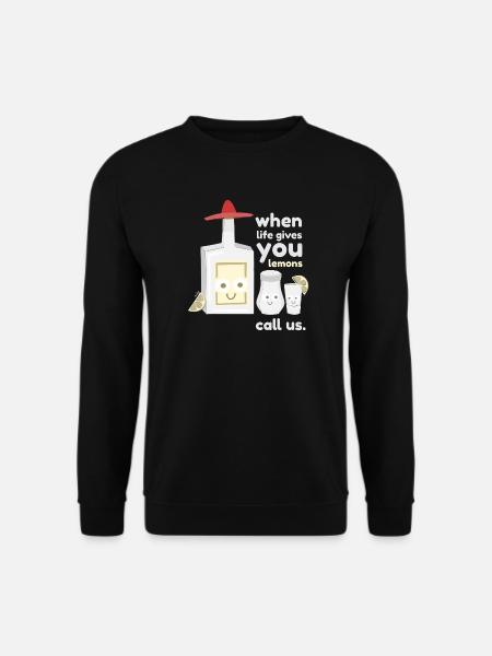 tequilla trio. drôlig. - Unisex Pullover - Schwarz