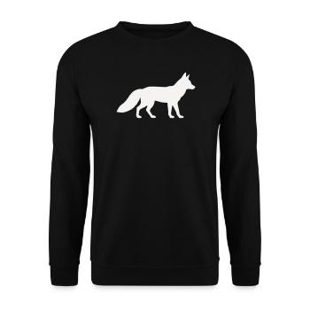 Renard - Sweat-shirt Unisexe - noir - Devant - Alina (178cm) & Michal (187cm)
