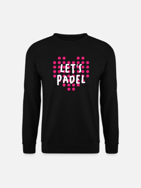 Lets_Padel - Sweat-shirt Unisexe - noir