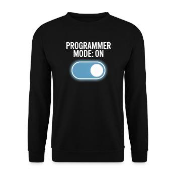 Programmers – Coding Developers & Computer Scientists - Unisex Sweatshirt - black - Front - Alina (178cm) & Michal (187cm)