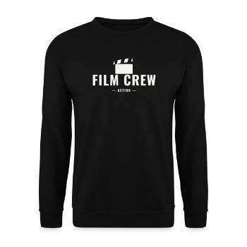 Équipe de tournage Action Réalisateur Équipe Production du film - Sweat-shirt Unisexe - noir - Devant - Alina (178cm) & Michal (187cm)