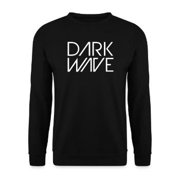 Dark Wave T-Shirt - Unisex Sweatshirt - black - Front - Alina (178cm) & Michal (187cm)