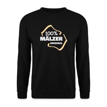 Œuvre Maelzer - Sweat-shirt Unisexe - noir - Devant - Alina (178cm) & Michal (187cm)
