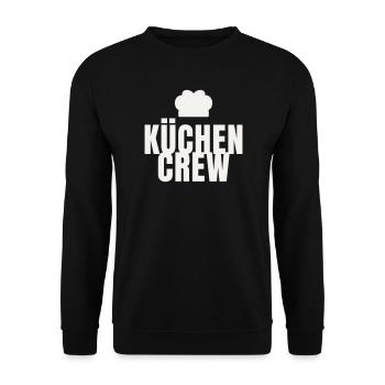 Équipe de cuisine Chef Gastro Restaurant Chapeau de chef - Sweat-shirt Unisexe - noir - Devant - Alina (178cm) & Michal (187cm)