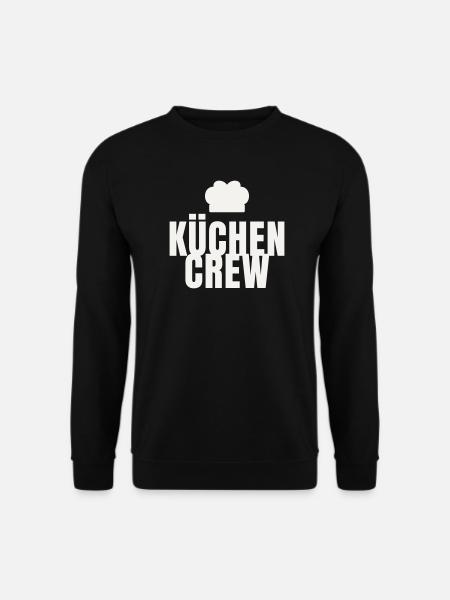 Kitchen Crew Chef Gastro Restaurant Chef's Hat - Unisex Sweatshirt - black