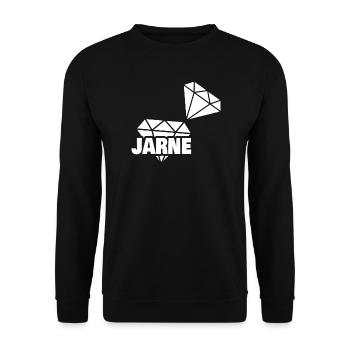 Edel Jarne - Unisex Sweatshirt - black - Front - Alina (178cm) & Michal (187cm)