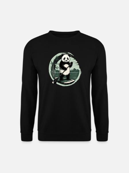  Funny SUP Paddleboard Board Stand Up paddel - Unisex Pullover - Schwarz