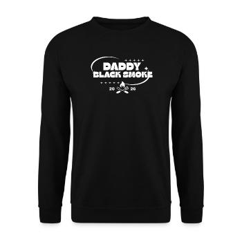 Papa Fumée Noire - Sweat-shirt Unisexe - noir - Devant - Alina (178cm) & Michal (187cm)