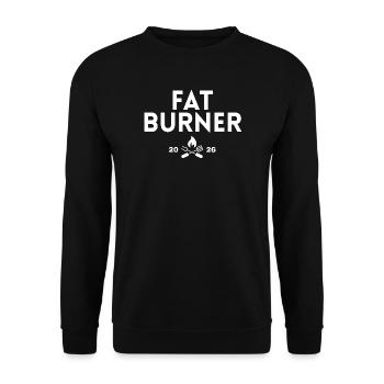 Brûle-graisse - Sweat-shirt Unisexe - noir - Devant - Alina (178cm) & Michal (187cm)