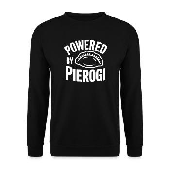 Propulsé par Pierogi - Sweat-shirt Unisexe - noir - Devant - Alina (178cm) & Michal (187cm)