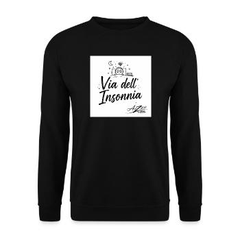 AZZO  - Unisex Pullover - Schwarz - Vorne - Alina (178cm) & Michal (187cm)