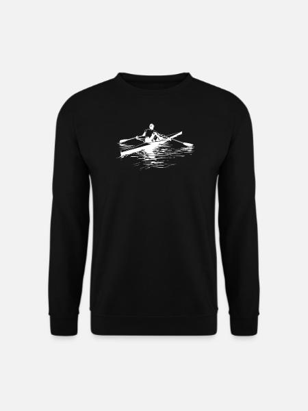 Rower Sketch - Unisex Sweatshirt - black
