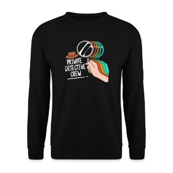 Détective - Sweat-shirt Unisexe - noir - Devant - Alina (178cm) & Michal (187cm)