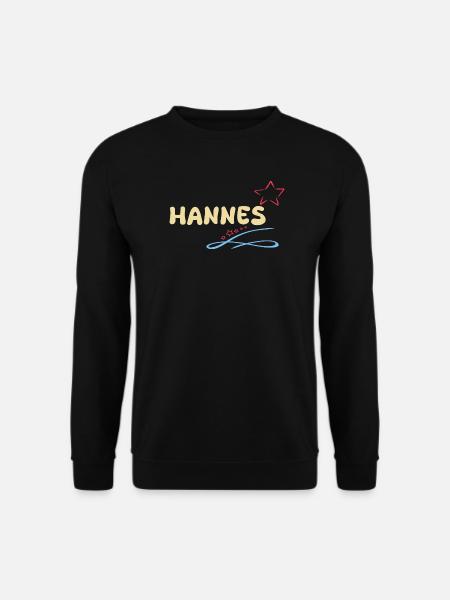 Sterne Hannes - Unisex Pullover - Schwarz