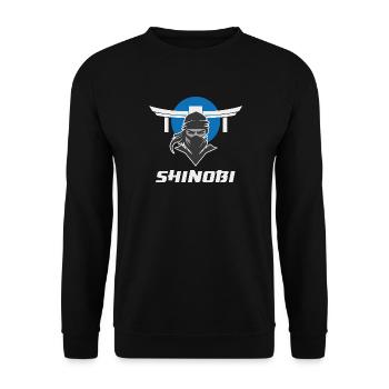 Arts Martiaux ninja shinobi - Sweat-shirt Unisexe - noir - Devant - Alina (178cm) & Michal (187cm)