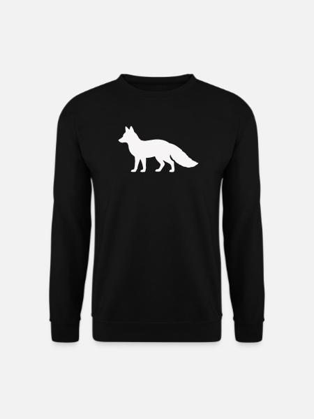 fuchs_silhouette_tier- - Unisex Sweatshirt - black