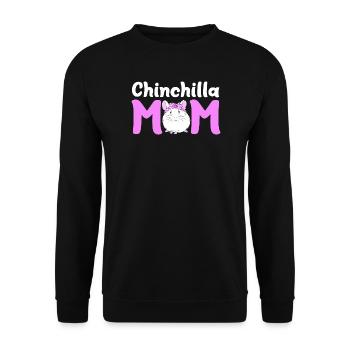 Chinchilla - Sweat-shirt Unisexe - noir - Devant - Alina (178cm) & Michal (187cm)