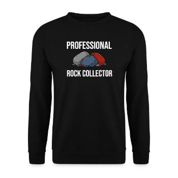 Géologie offerte par collectionneurs professionnels de pierres - Sweat-shirt Unisexe - noir - Devant - Alina (178cm) & Michal (187cm)