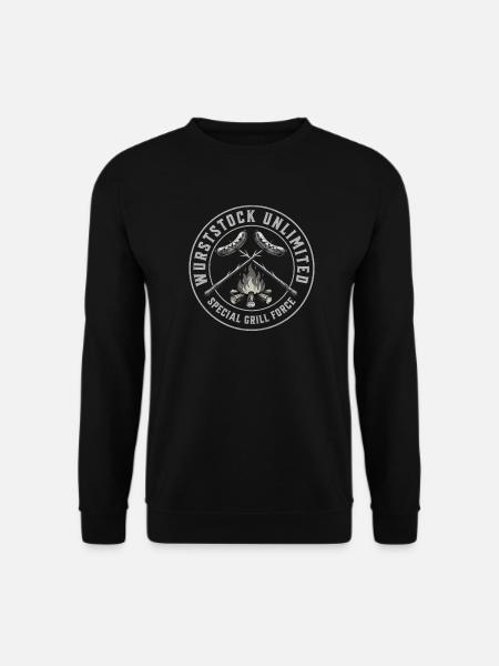 Sausage stick Grill - Unisex Sweatshirt - black