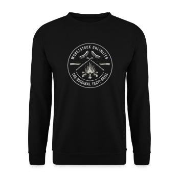 Original Tactical Grill Emblem - Unisex Sweatshirt - black - Front - Alina (178cm) & Michal (187cm)