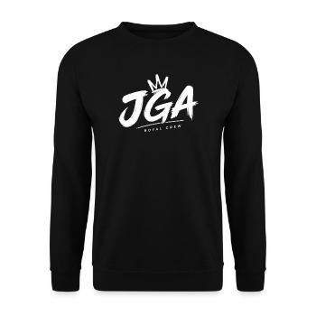 Bachelor Party Royal Crew Shirt - Unisex Sweatshirt - black - Front - Alina (178cm) & Michal (187cm)