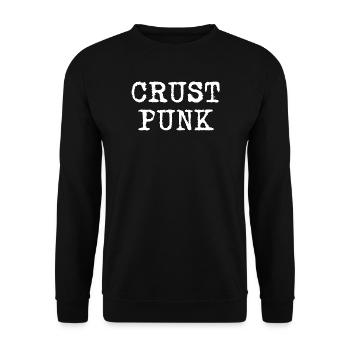 Crust Punk - Unisex Pullover - Schwarz - Vorne - Alina (178cm) & Michal (187cm)