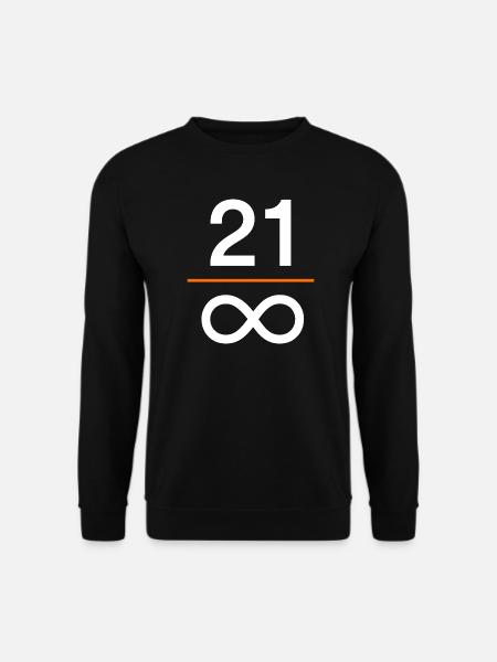 Bitcoin digitales Geld Wertspeicher Finanzen - Unisex Pullover - Schwarz
