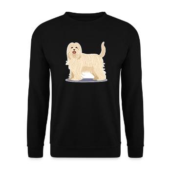 Komondor (comic) - Unisex Sweatshirt - black - Front - Alina (178cm) & Michal (187cm)
