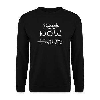 Spirituality-PastFutureNow - Unisex Sweatshirt - black - Front - Alina (178cm) & Michal (187cm)