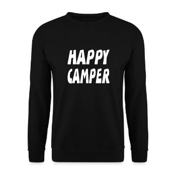 Camper - Unisex Sweatshirt - black - Front - Alina (178cm) & Michal (187cm)