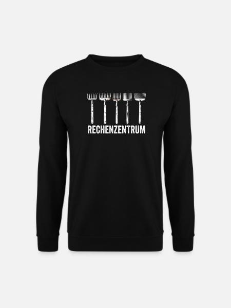 Rechenzentrum Gärtner Nerd Computer Spruch Garten - Unisex Pullover - Schwarz